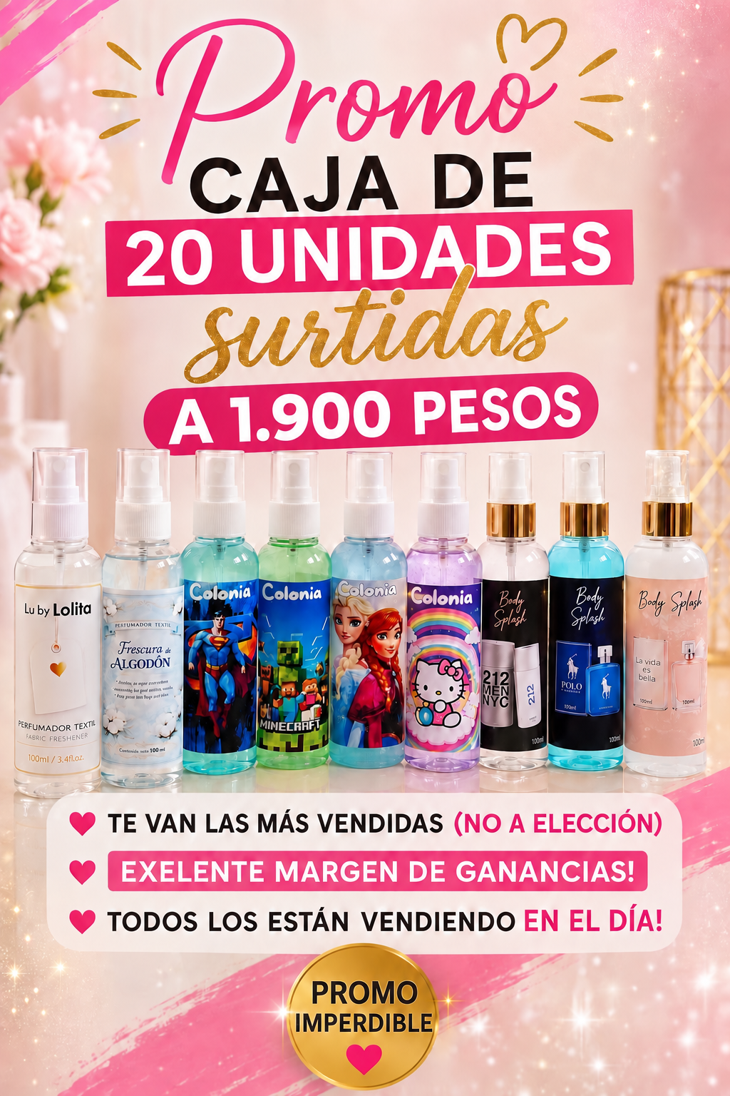 Caja Surtida x20 — Perfumería Variada