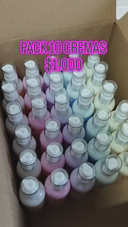 Pack Cremas Humectantes x10 — Inspiración Victoria's Secret